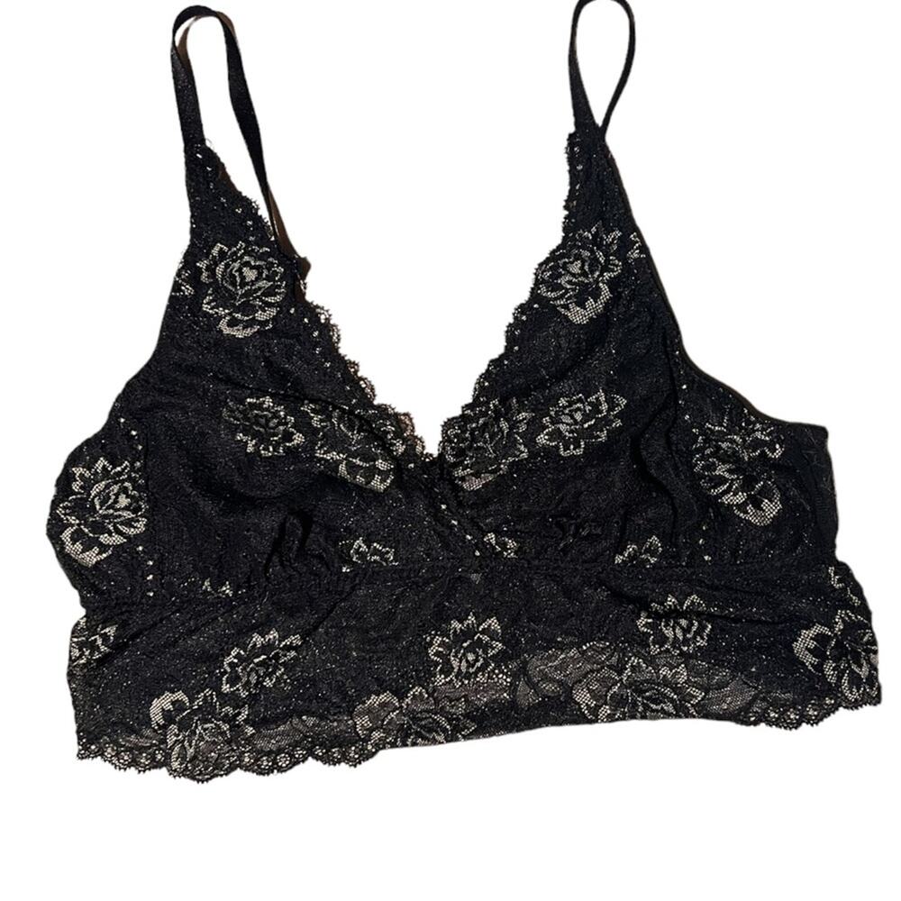 ONGOSSAMER Lace Black Bralette